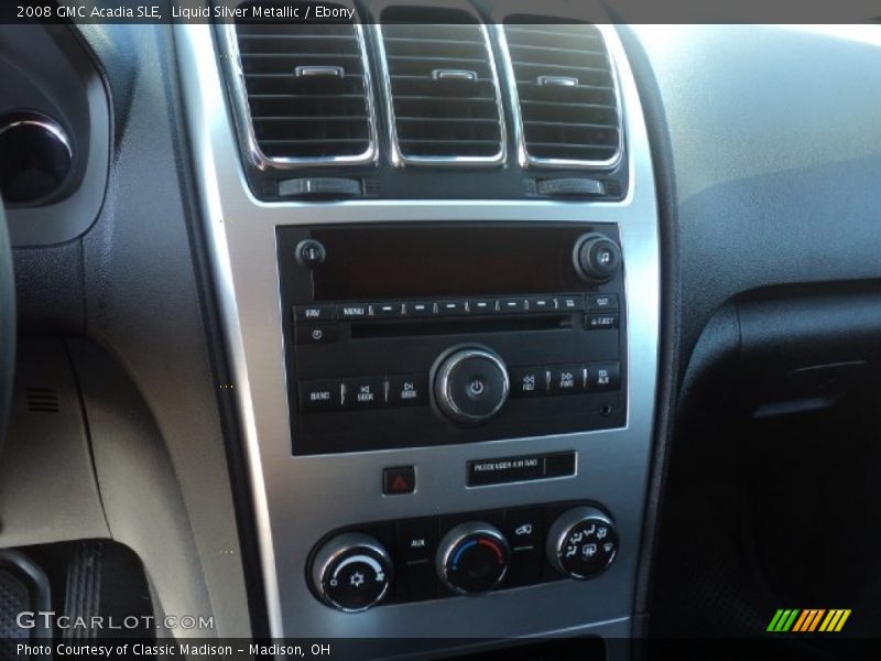 Liquid Silver Metallic / Ebony 2008 GMC Acadia SLE