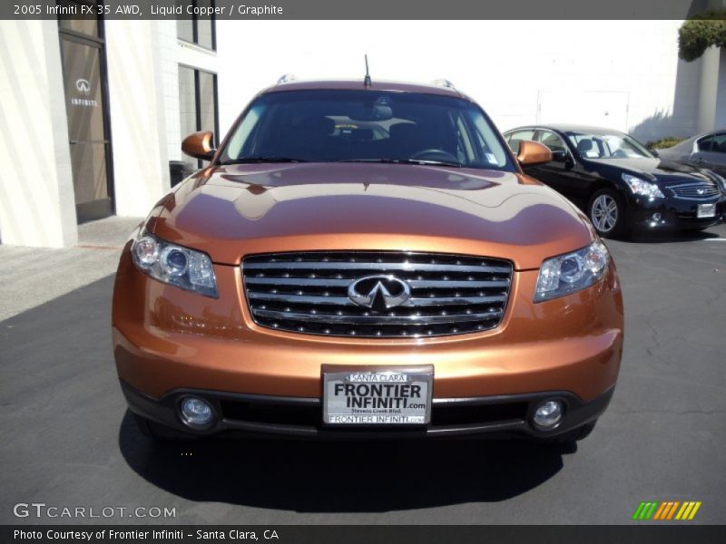 Liquid Copper / Graphite 2005 Infiniti FX 35 AWD