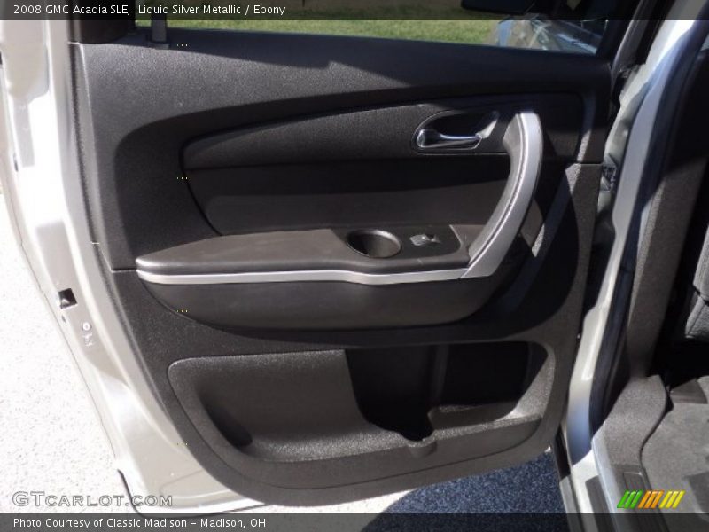 Liquid Silver Metallic / Ebony 2008 GMC Acadia SLE