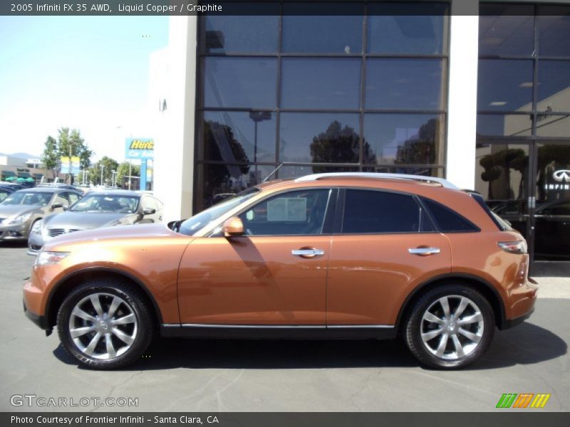 Liquid Copper / Graphite 2005 Infiniti FX 35 AWD
