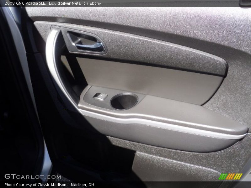 Liquid Silver Metallic / Ebony 2008 GMC Acadia SLE
