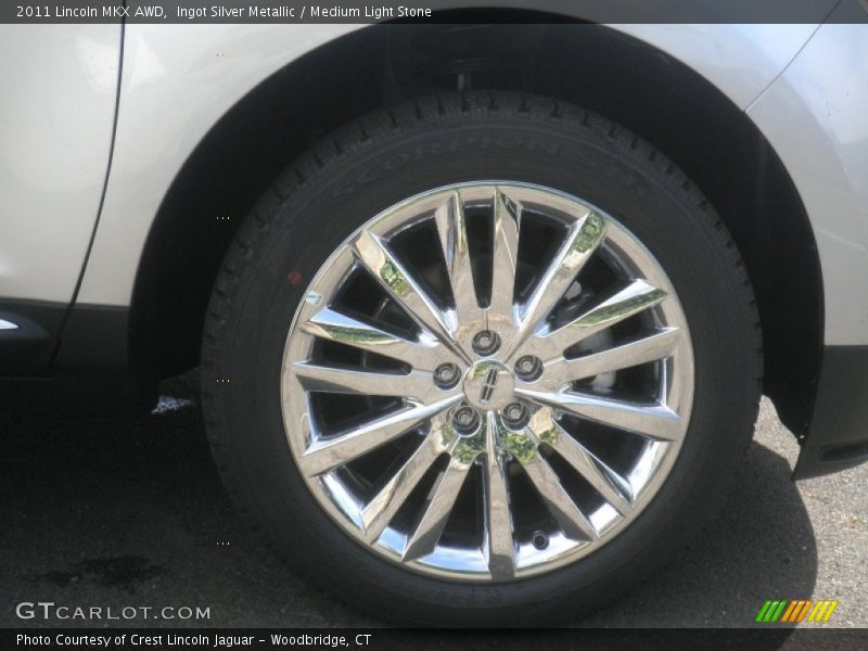 Ingot Silver Metallic / Medium Light Stone 2011 Lincoln MKX AWD