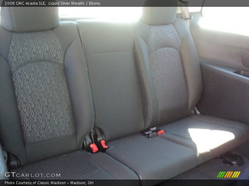 Liquid Silver Metallic / Ebony 2008 GMC Acadia SLE