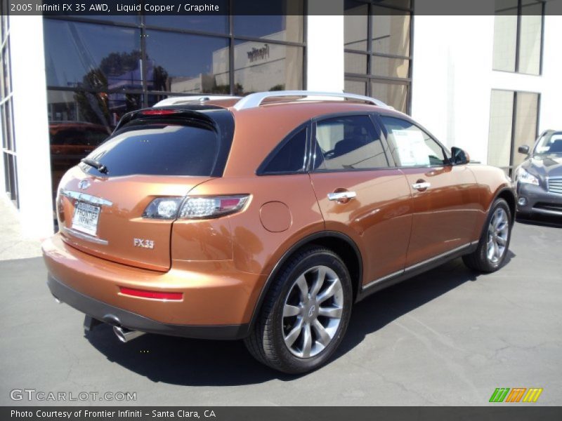 Liquid Copper / Graphite 2005 Infiniti FX 35 AWD