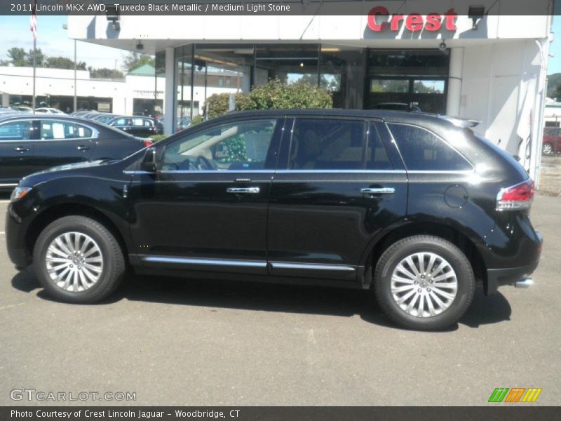 Tuxedo Black Metallic / Medium Light Stone 2011 Lincoln MKX AWD