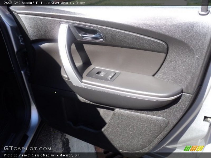 Liquid Silver Metallic / Ebony 2008 GMC Acadia SLE