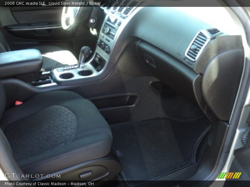 Liquid Silver Metallic / Ebony 2008 GMC Acadia SLE