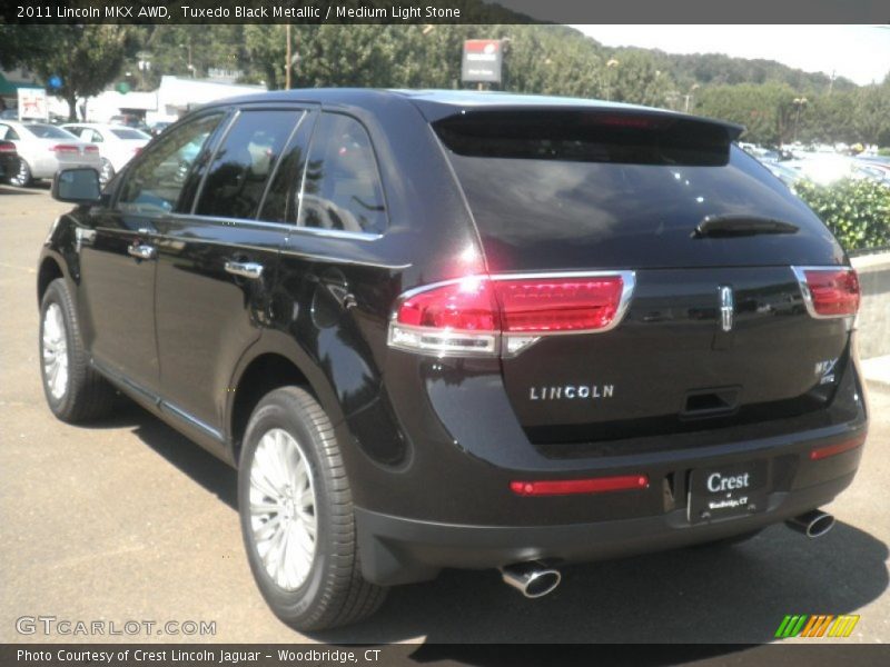 Tuxedo Black Metallic / Medium Light Stone 2011 Lincoln MKX AWD