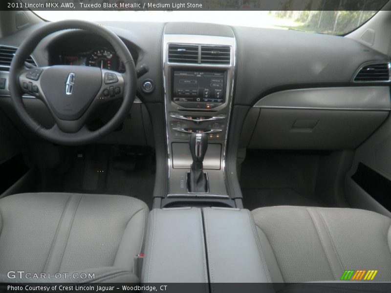 Tuxedo Black Metallic / Medium Light Stone 2011 Lincoln MKX AWD