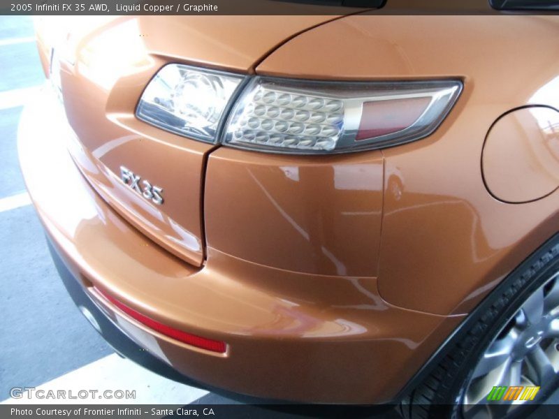 Liquid Copper / Graphite 2005 Infiniti FX 35 AWD