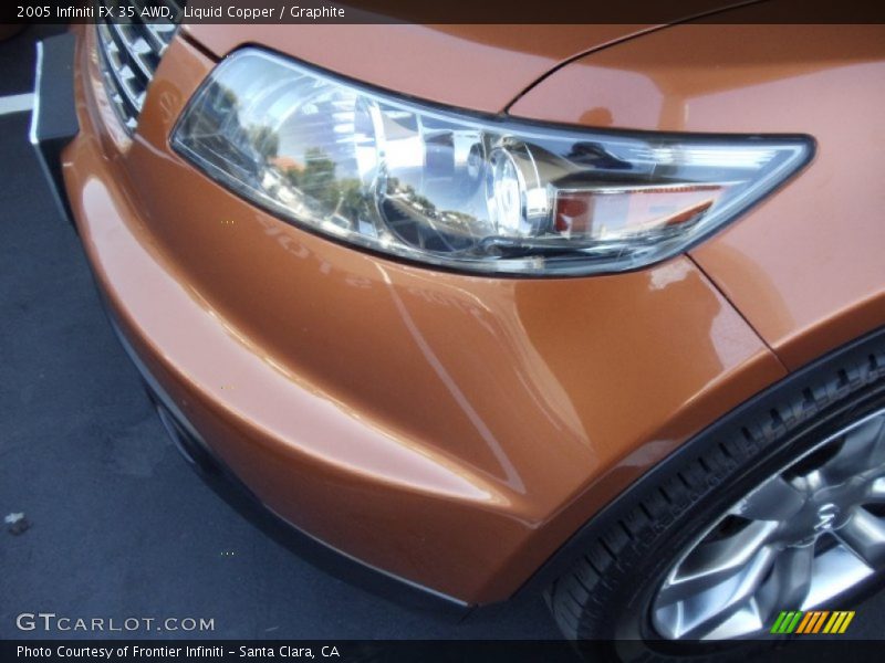 Liquid Copper / Graphite 2005 Infiniti FX 35 AWD