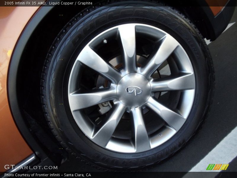 Liquid Copper / Graphite 2005 Infiniti FX 35 AWD