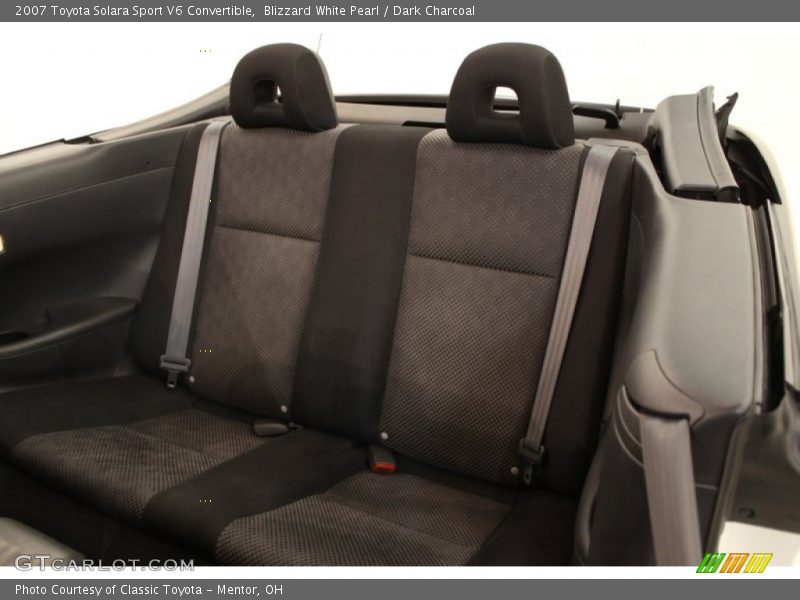 Blizzard White Pearl / Dark Charcoal 2007 Toyota Solara Sport V6 Convertible