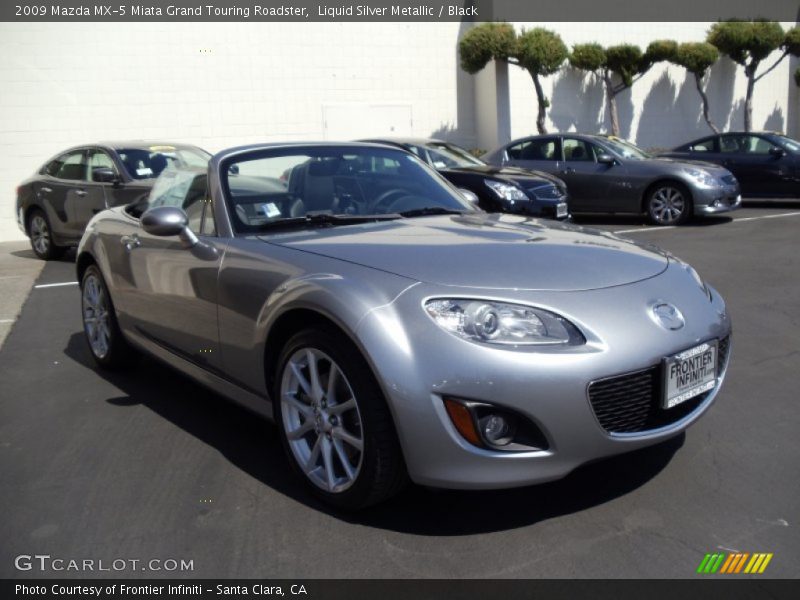 Front 3/4 View of 2009 MX-5 Miata Grand Touring Roadster