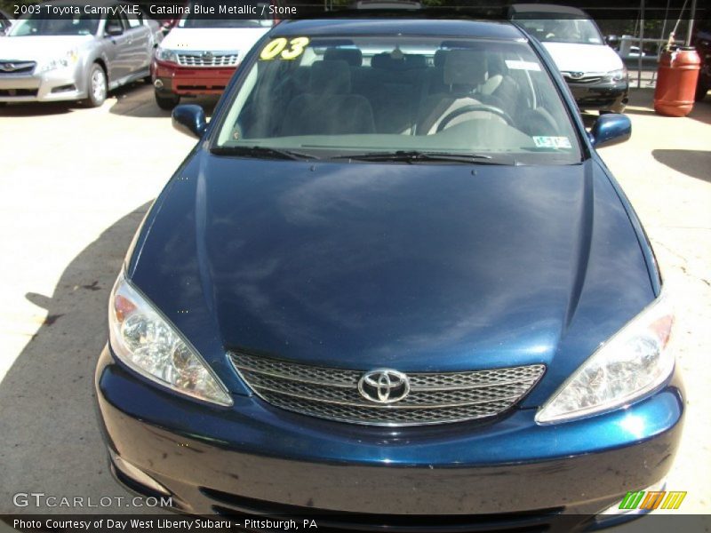 Catalina Blue Metallic / Stone 2003 Toyota Camry XLE