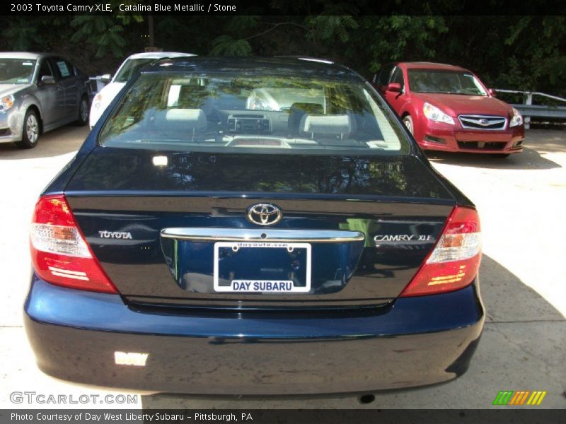 Catalina Blue Metallic / Stone 2003 Toyota Camry XLE