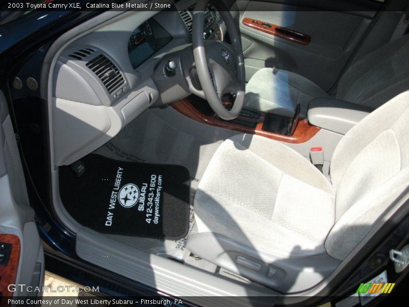 Catalina Blue Metallic / Stone 2003 Toyota Camry XLE