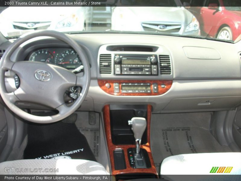 Catalina Blue Metallic / Stone 2003 Toyota Camry XLE