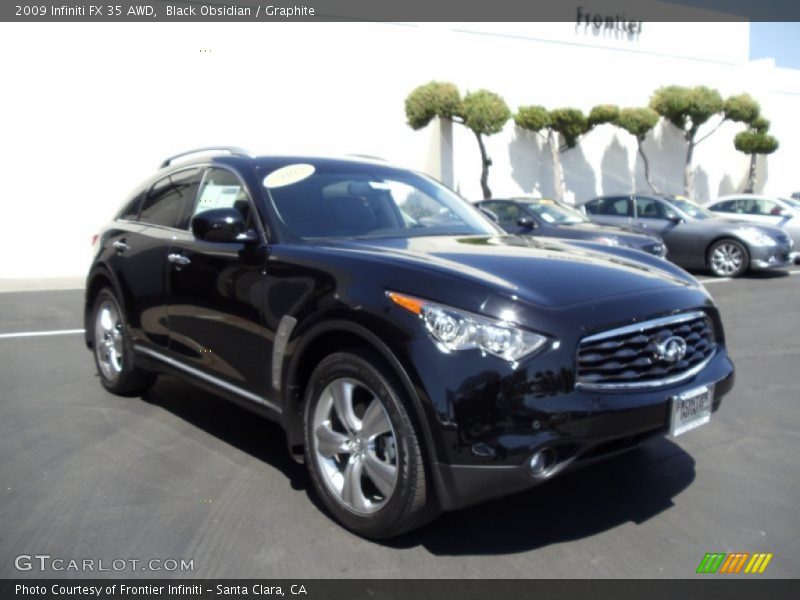 Black Obsidian / Graphite 2009 Infiniti FX 35 AWD