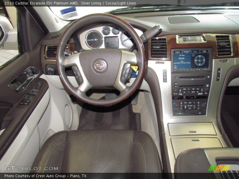 Dashboard of 2010 Escalade ESV Platinum AWD
