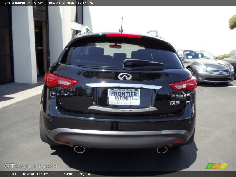 Black Obsidian / Graphite 2009 Infiniti FX 35 AWD