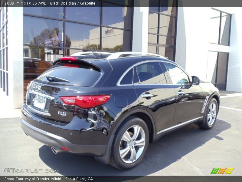 Black Obsidian / Graphite 2009 Infiniti FX 35 AWD