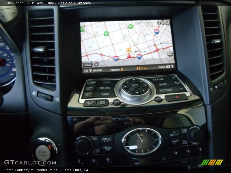 Black Obsidian / Graphite 2009 Infiniti FX 35 AWD