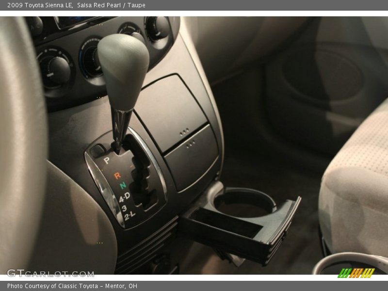 Salsa Red Pearl / Taupe 2009 Toyota Sienna LE