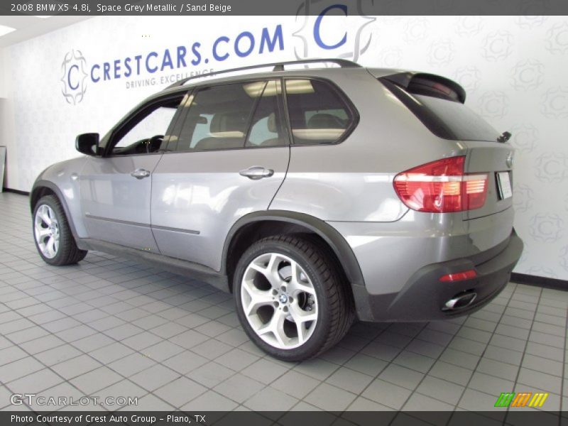 Space Grey Metallic / Sand Beige 2008 BMW X5 4.8i