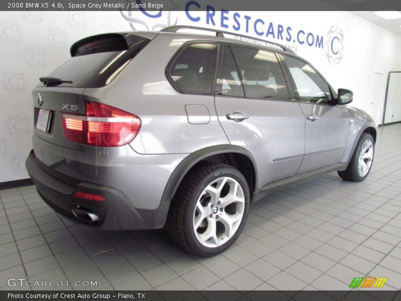 Space Grey Metallic / Sand Beige 2008 BMW X5 4.8i