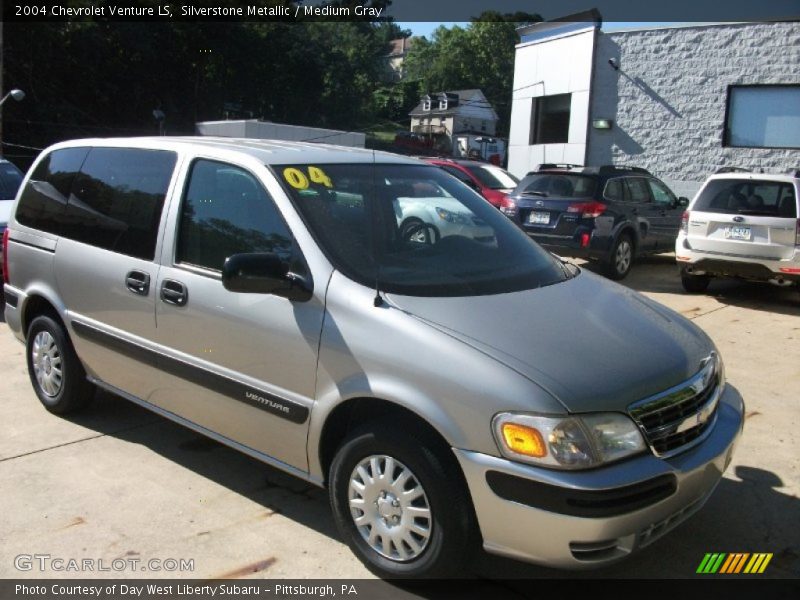 Silverstone Metallic / Medium Gray 2004 Chevrolet Venture LS