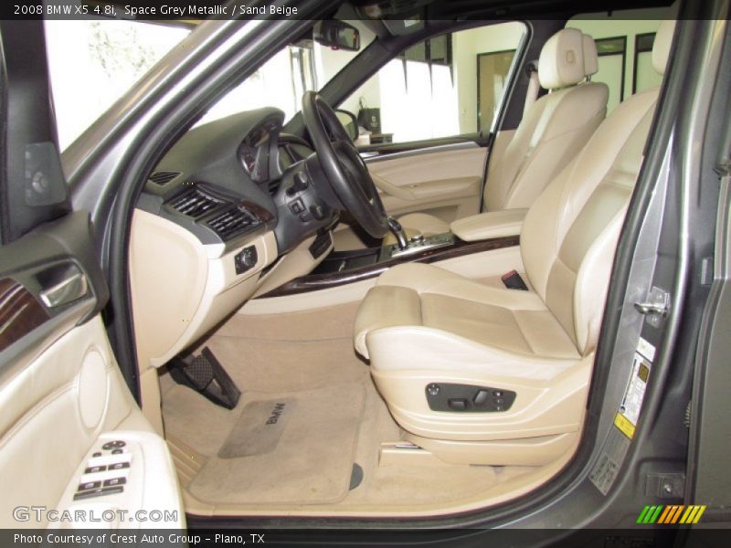 Space Grey Metallic / Sand Beige 2008 BMW X5 4.8i