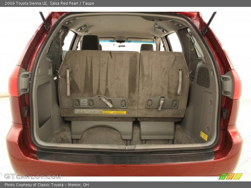 Salsa Red Pearl / Taupe 2009 Toyota Sienna LE