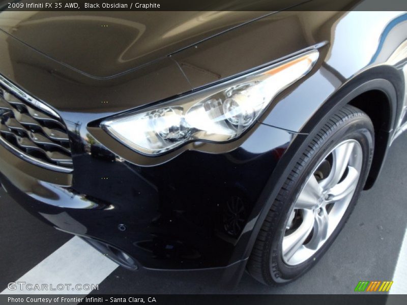 Black Obsidian / Graphite 2009 Infiniti FX 35 AWD