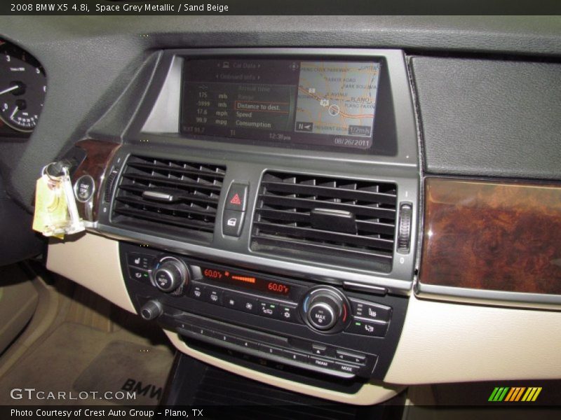 Space Grey Metallic / Sand Beige 2008 BMW X5 4.8i