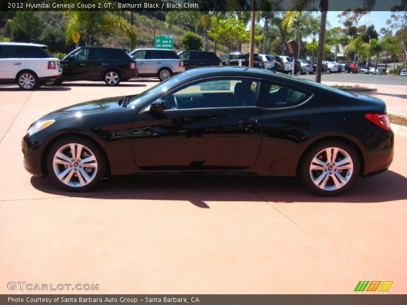 Bathurst Black / Black Cloth 2012 Hyundai Genesis Coupe 2.0T