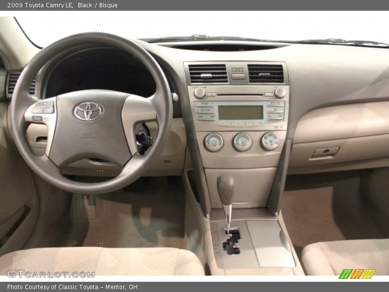 Black / Bisque 2009 Toyota Camry LE