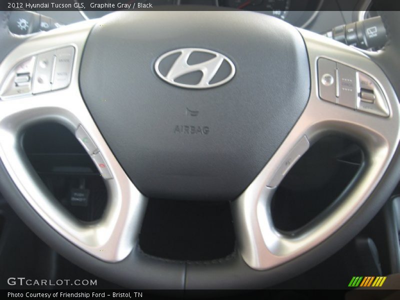 Graphite Gray / Black 2012 Hyundai Tucson GLS