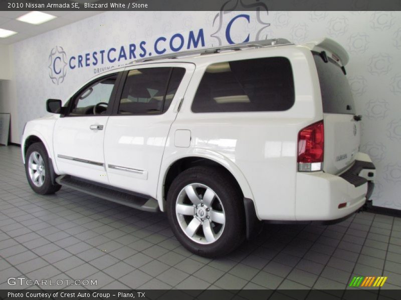 Blizzard White / Stone 2010 Nissan Armada SE
