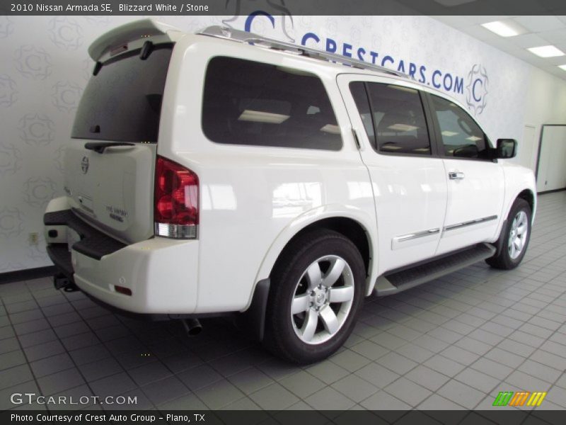 Blizzard White / Stone 2010 Nissan Armada SE