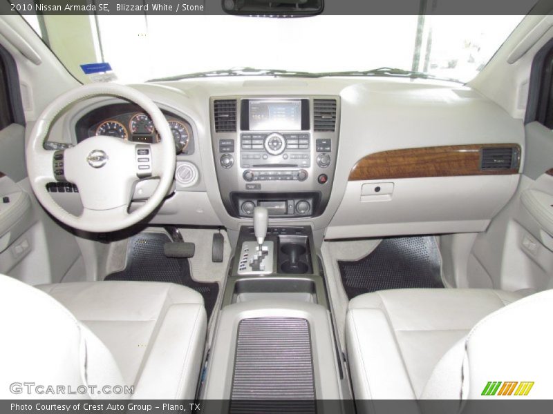 Blizzard White / Stone 2010 Nissan Armada SE