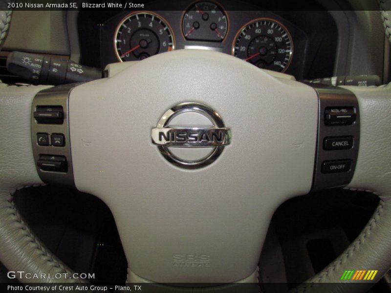 Blizzard White / Stone 2010 Nissan Armada SE