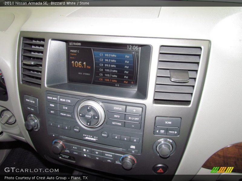 Blizzard White / Stone 2010 Nissan Armada SE