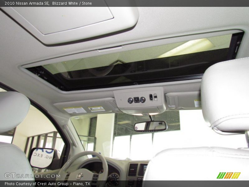 Blizzard White / Stone 2010 Nissan Armada SE