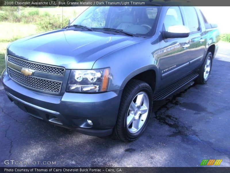 Blue Granite Metallic / Dark Titanium/Light Titanium 2008 Chevrolet Avalanche LTZ