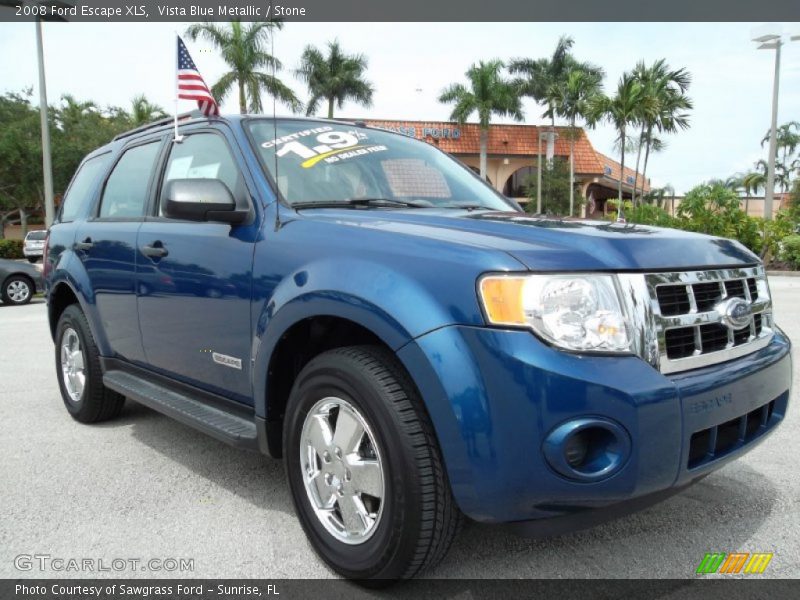Vista Blue Metallic / Stone 2008 Ford Escape XLS