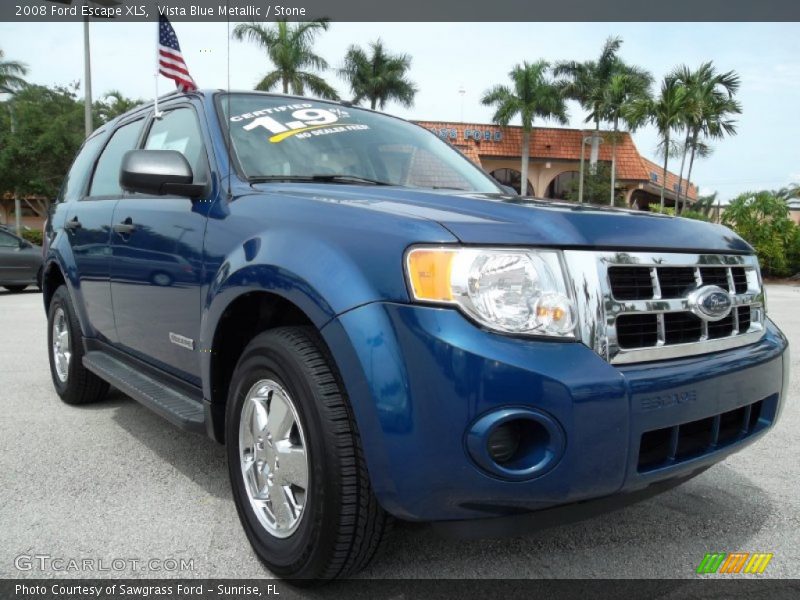 Vista Blue Metallic / Stone 2008 Ford Escape XLS