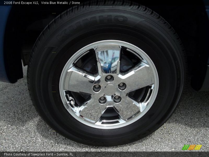 Vista Blue Metallic / Stone 2008 Ford Escape XLS