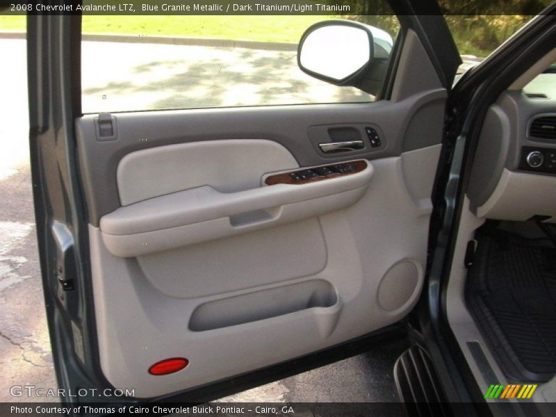 Blue Granite Metallic / Dark Titanium/Light Titanium 2008 Chevrolet Avalanche LTZ