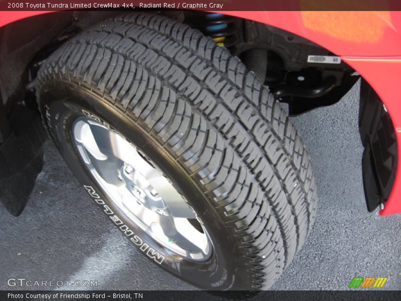 Radiant Red / Graphite Gray 2008 Toyota Tundra Limited CrewMax 4x4